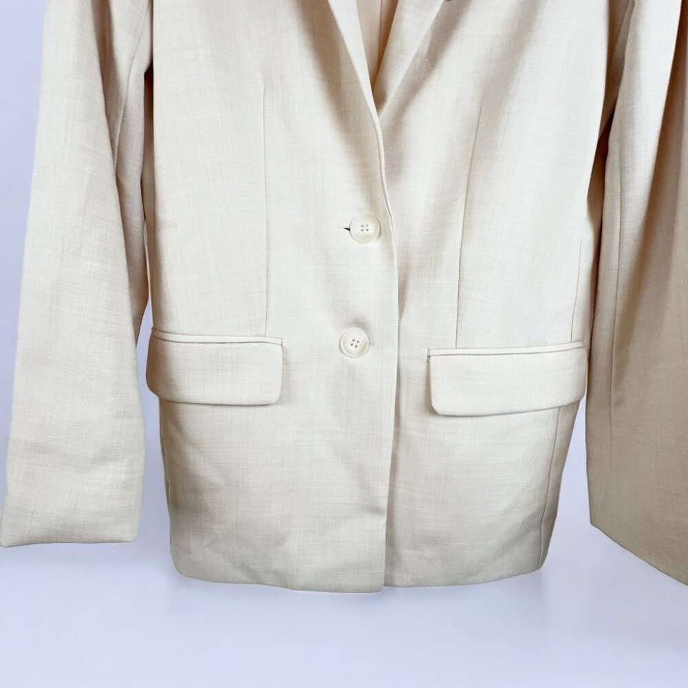 NWT Rumer Jericho Oversize Blazer in Shell - Picture 5 of 5